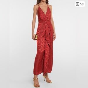 Jonathan Simkhai Red Lace Dress